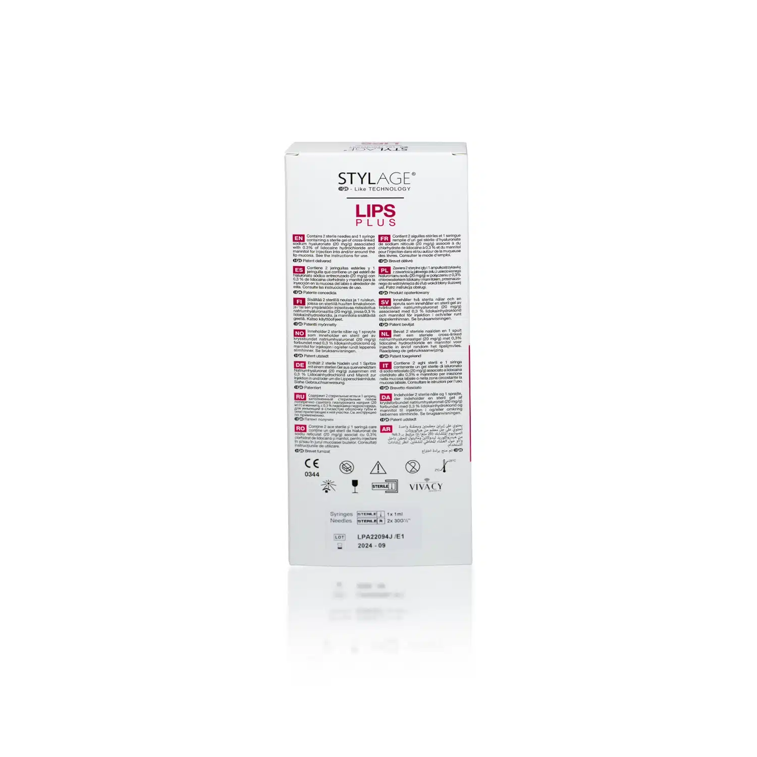 Buy STYLAGE® LIPS PLUS BI-SOFT® with Lidocaine  online