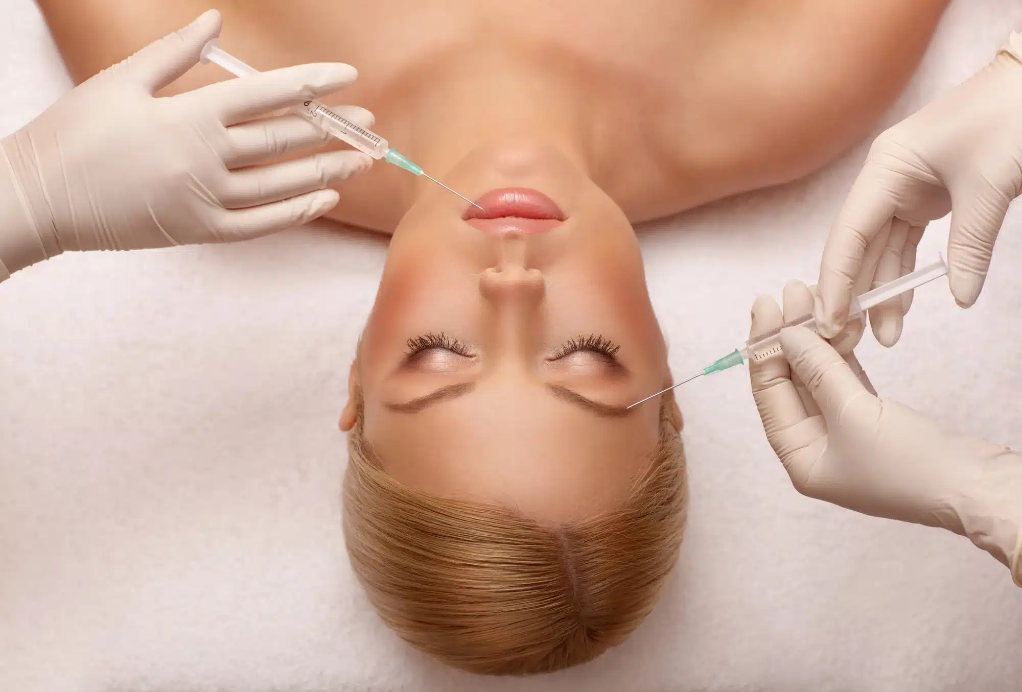 Registered nurse providing aesthetic treatment in medspa